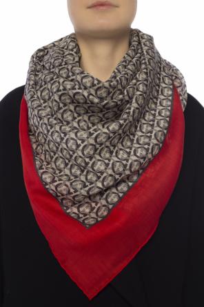 Patterned logo scarf, zdjęcie 2 Patterned logo scarf od Salvatore Ferragamo